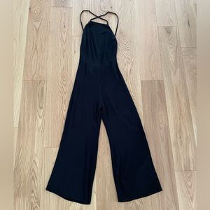 Reformation Black Jumpsuit